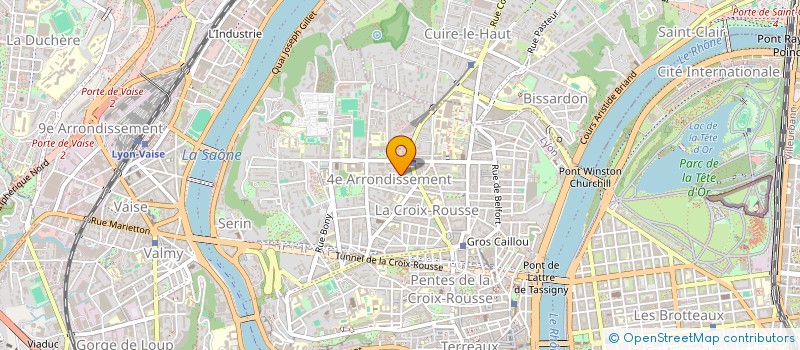 localisation de l'entreprise MADAME AMELIE DANIEL à LYON