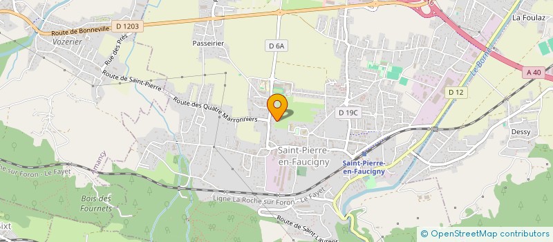 localisation de l'entreprise MADAME AMELIE DARDENNE  SAINT-PIERRE-EN-FAUCIGNY