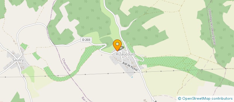 localisation de l'entreprise MADAME AMELIE DAUBANTON à RIZAUCOURT-BUCHEY