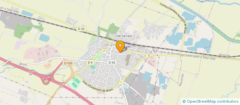 localisation de l'entreprise MADAME AMELIE DAUGE  BRAM