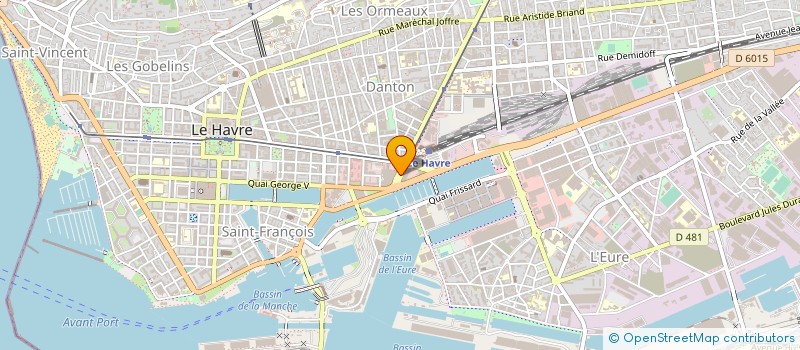 localisation de l'entreprise MADAME AMELIE DAUVIN  LE HAVRE