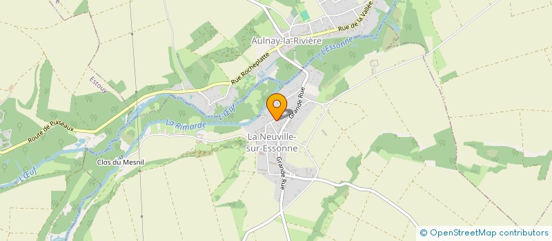 localisation de l'entreprise MADAME AMELIE DAVEAUX à LA NEUVILLE-SUR-ESSONNE