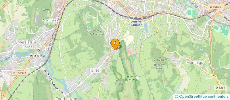 localisation de l'entreprise MADAME AMELIE DAVILLER  LONS-LE-SAUNIER