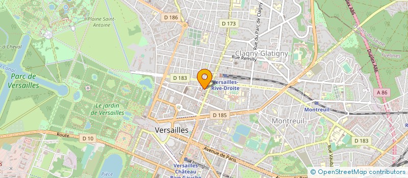 localisation de l'entreprise MADAME AMELIE DE BESOMBES à VERSAILLES