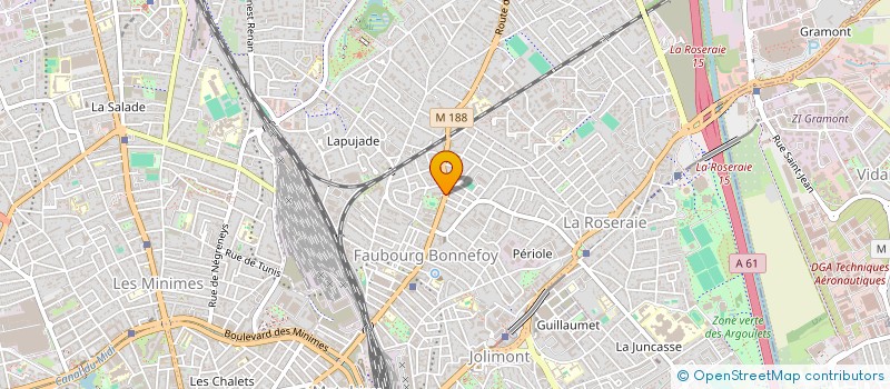 localisation de l'entreprise MADAME AMELIE DE JESUS à TOULOUSE