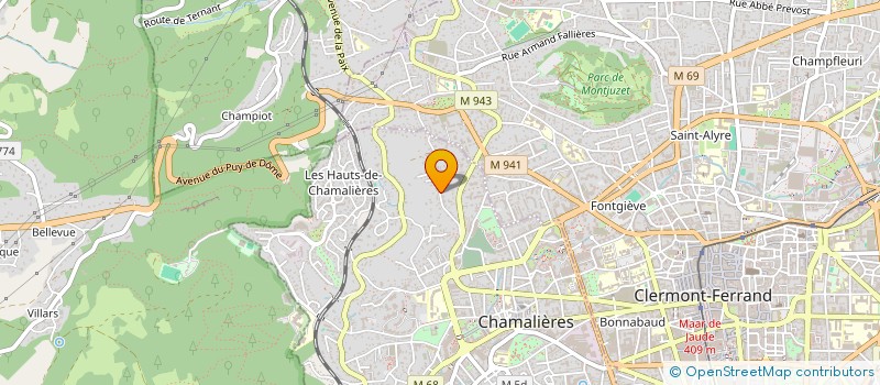 localisation de l'entreprise MADAME AMELIE DE MALGLAIVE à CHAMALIERES