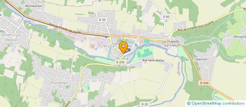 localisation de l'entreprise MADAME AMELIE DECORDE  CRECY-LA-CHAPELLE