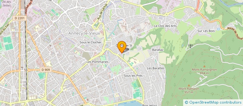 localisation de l'entreprise MADAME AMELIE DECOUX  ANNECY