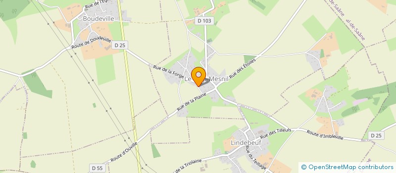 localisation de l'entreprise MADAME AMELIE DEGOUTIN  LE TORP-MESNIL