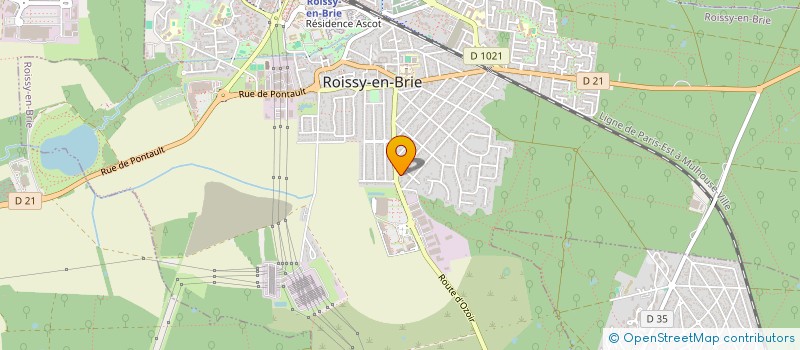 localisation de l'entreprise MADAME AMELIE DEGRIS  ROISSY EN BRIE