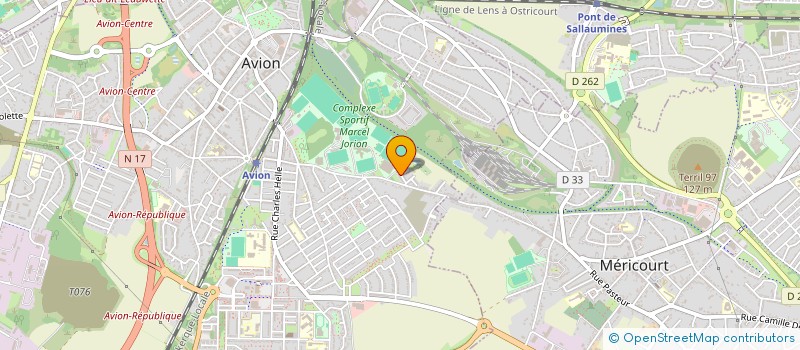 localisation de l'entreprise MADAME AMELIE DEHAY  AVION