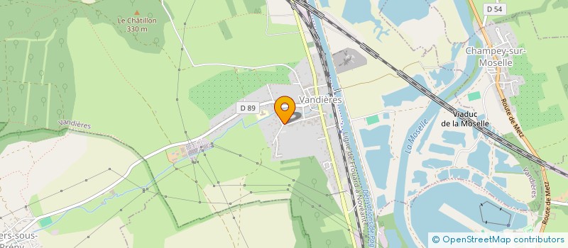 localisation de l'entreprise MADAME AMELIE DEL VECCHIO  VANDIERES