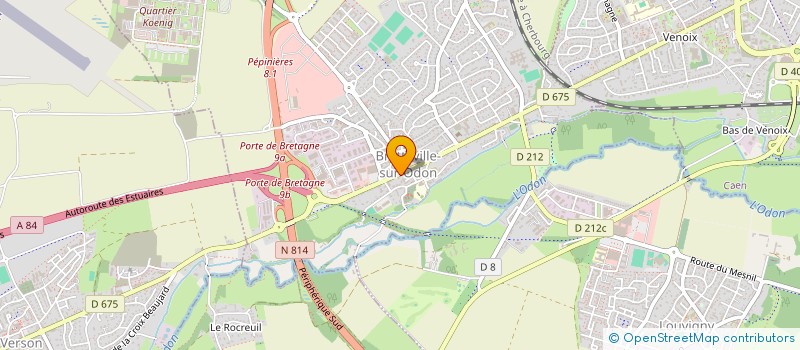 localisation de l'entreprise MADAME AMELIE DELACOTTE  BAYEUX