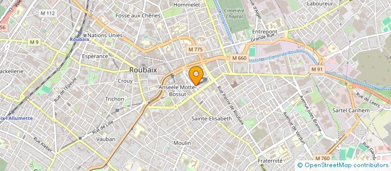 localisation de l'entreprise MADAME AMELIE DELECOLLE  ROUBAIX