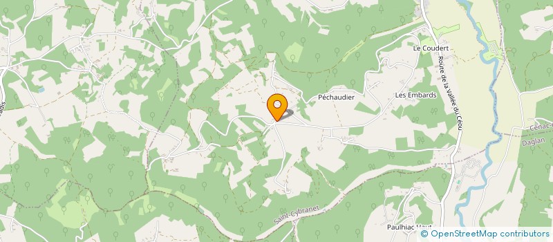 localisation de l'entreprise MADAME AMELIE DELGADO  SAINT-CYBRANET