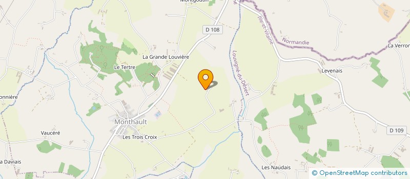 localisation de l'entreprise MADAME AMELIE DELLEMMES  MONTHAULT