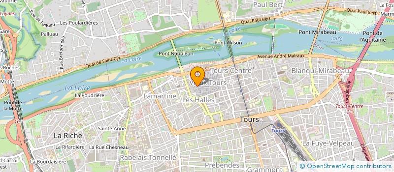 localisation de l'entreprise MADAME AMELIE DELMOTTE  TOURS