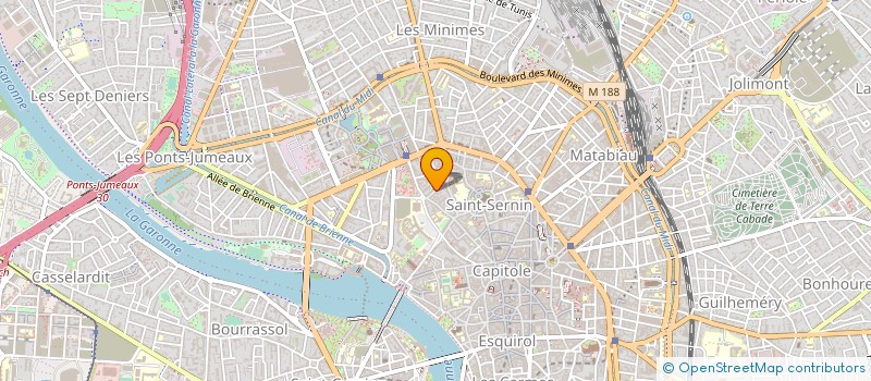 localisation de l'entreprise MADAME AMELIE DELTOUR à TOULOUSE