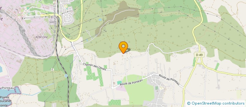 localisation de l'entreprise MADAME AMELIE DELUY  MARTIGUES