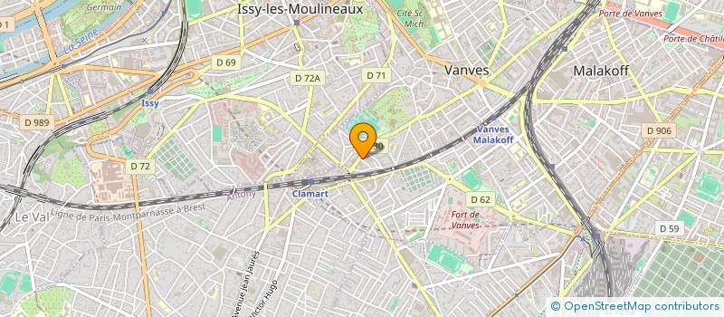 localisation de l'entreprise MADAME AMELIE DEMAY  VANVES