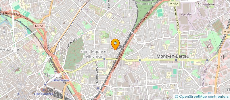 localisation de l'entreprise MADAME AMELIE DEQUIDT-JANSSOONE  LILLE