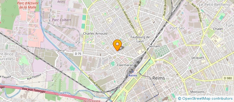 localisation de l'entreprise MADAME AMELIE DERIDDER  REIMS