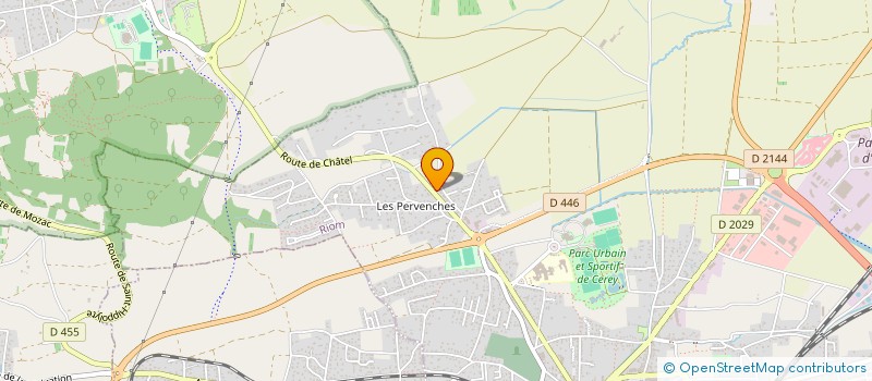 localisation de l'entreprise MADAME AMELIE DESANGES  RIOM