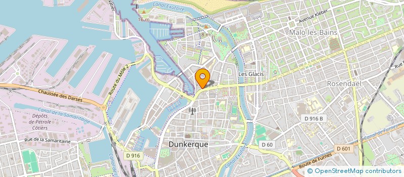 localisation de l'entreprise MADAME AMELIE DESCAMPS à DUNKERQUE