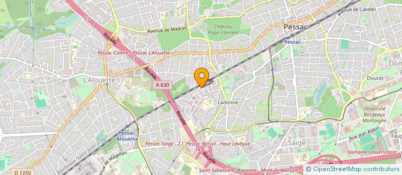 localisation de l'entreprise MADAME AMELIE DESCUBES à PESSAC