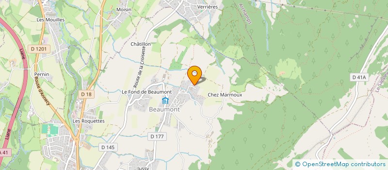 localisation de l'entreprise MADAME AMELIE DESMET à BEAUMONT