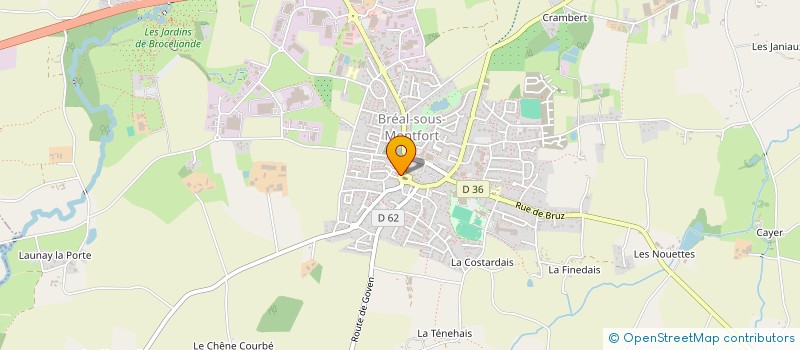 localisation de l'entreprise MADAME AMELIE DESPLANQUES  BREAL-SOUS-MONTFORT