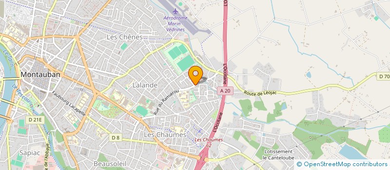 localisation de l'entreprise MADAME AMELIE DESTOUCHES  MONTAUBAN