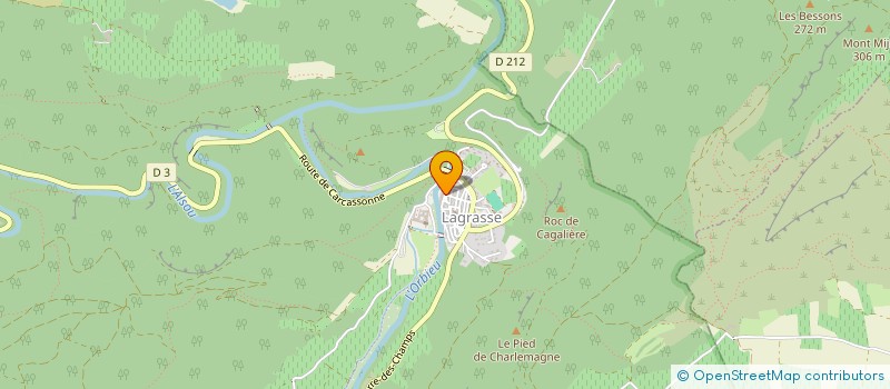 localisation de l'entreprise MADAME AMELIE DEVALAY  LAGRASSE