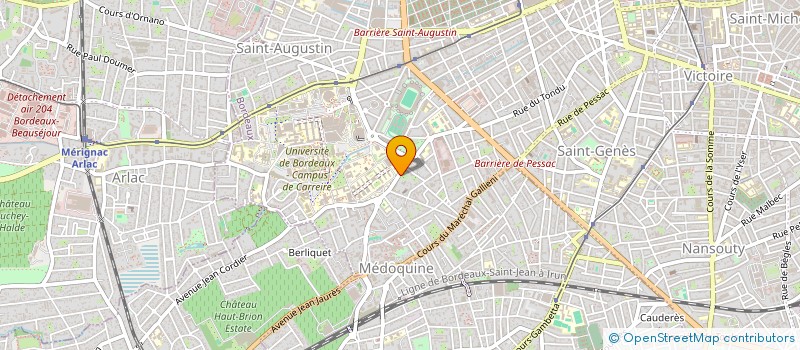 localisation de l'entreprise MADAME AMELIE DOMINGIE  BORDEAUX