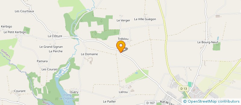 localisation de l'entreprise MADAME AMELIE DORE  GUILLIERS