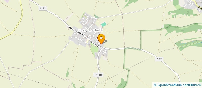 localisation de l'entreprise MADAME AMELIE DROCOURT  CROUY-EN-THELLE