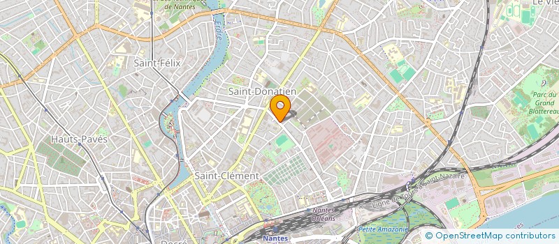 localisation de l'entreprise MADAME AMELIE DU CAMPE DE ROSAMEL à NANTES