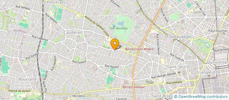 localisation de l'entreprise MADAME AMELIE DUBARRY  BORDEAUX