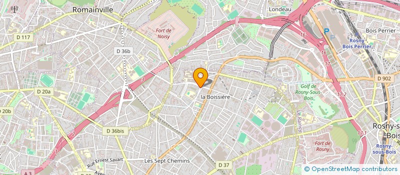 localisation de l'entreprise MADAME AMELIE DUBOIS à MONTREUIL