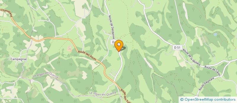 localisation de l'entreprise MADAME AMELIE DUBUS  LE VIGAN