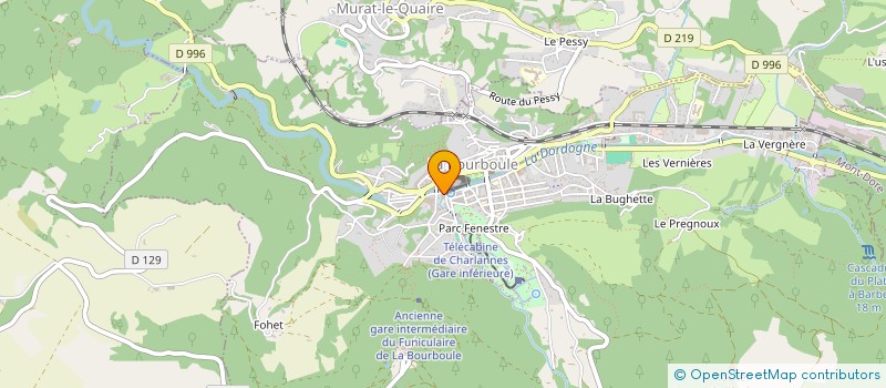 localisation de l'entreprise MADAME AMELIE DUCHEZ  LA BOURBOULE