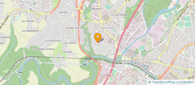 localisation de l'entreprise MADAME AMELIE DUCLOZ à ANNECY