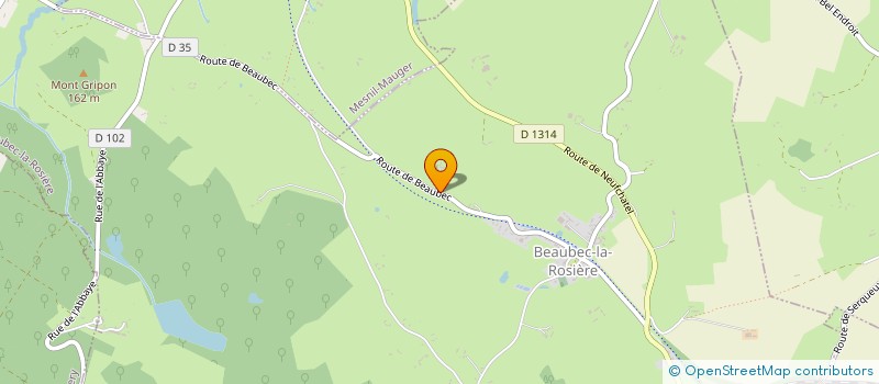 localisation de l'entreprise MADAME AMELIE DUFLOS  BEAUBEC-LA-ROSIERE