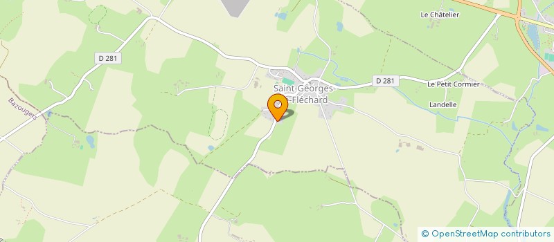 localisation de l'entreprise MADAME AMELIE DUFOUR  SAINT-GEORGES-LE-FLECHARD