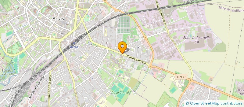 localisation de l'entreprise MADAME AMELIE DUFRENOIS à ARRAS