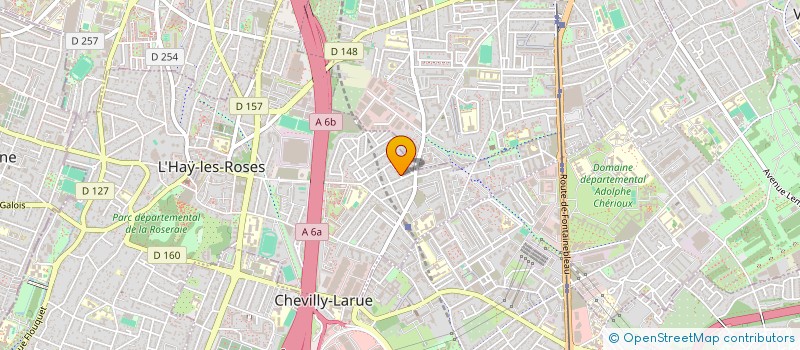 localisation de l'entreprise MADAME AMELIE DUGRAIN  L'HAY-LES-ROSES