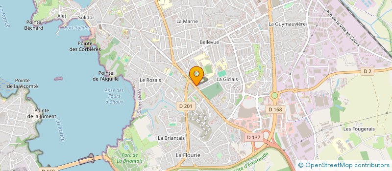 localisation de l'entreprise MADAME AMELIE DUJARDIN  SAINT-MALO