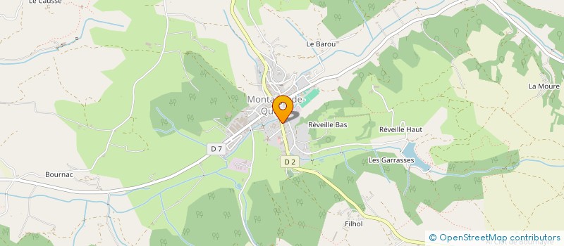 localisation de l'entreprise MADAME AMELIE DUMOND  MONTAIGU-DE-QUERCY