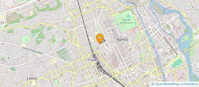 localisation de l'entreprise MADAME AMELIE DUMONT  NANCY