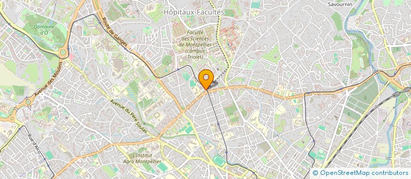 localisation de l'entreprise MADAME AMELIE DUPERRON à MONTPELLIER